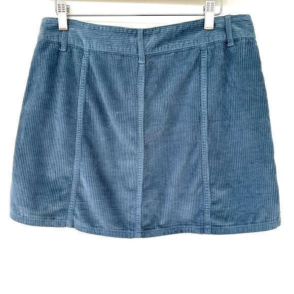American Eagle high-rise a-line  mini skirt, in 💯 cotton corduroy - Picture 4 of 11